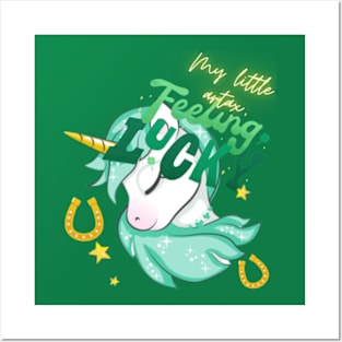 my little artax feeling lucky st patricks day Posters and Art